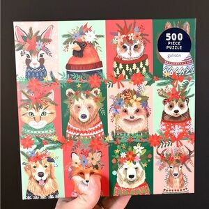 Galison Furry & Bright 500 Piece Jigsaw Puzzle